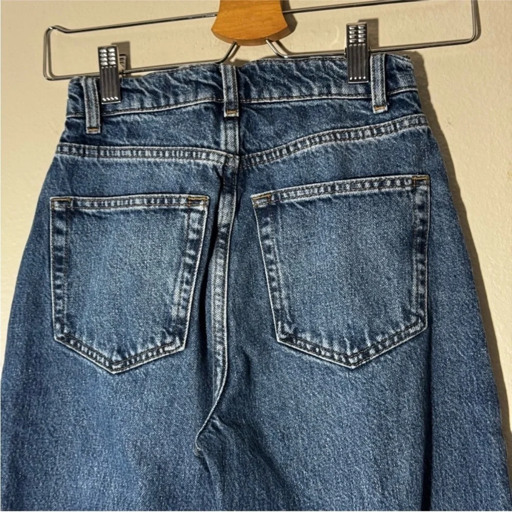 reformation wide leg Classic Blue Women's Jeans - Picture 4 of 8